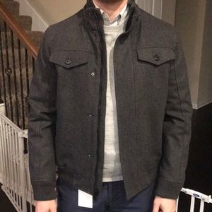 Express men’s wool bomber jacket (size M)